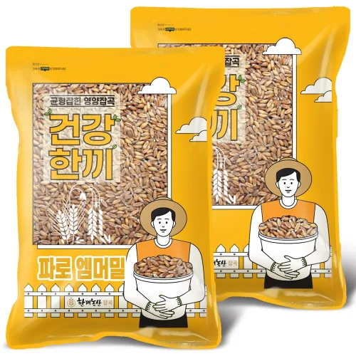 한끼농산 이탈리아산 파로 FARRO 엠머밀, 2개, 2kg