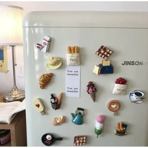 냉장고자석 푸드마그넷 주방인테리어 귀여운 미니어처, 8.바게트들