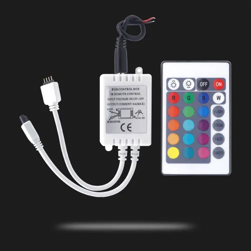 12V-24V용 RGB 컨트롤러 무선리모컨 세트, 24V, 1개