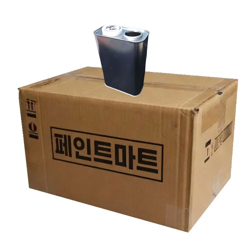 1리터 사각캔 누름형 뚜껑 R40캡 철캔 60개 1박스