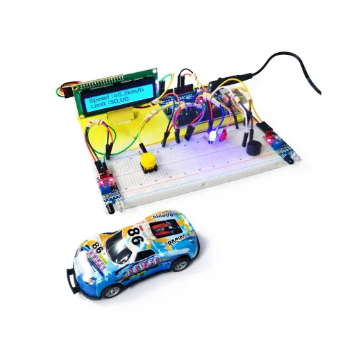 아두이노 AI 과속단속기 만들기 올인원 키트 Arduino Speed Detection All-in-One Kit, 1개