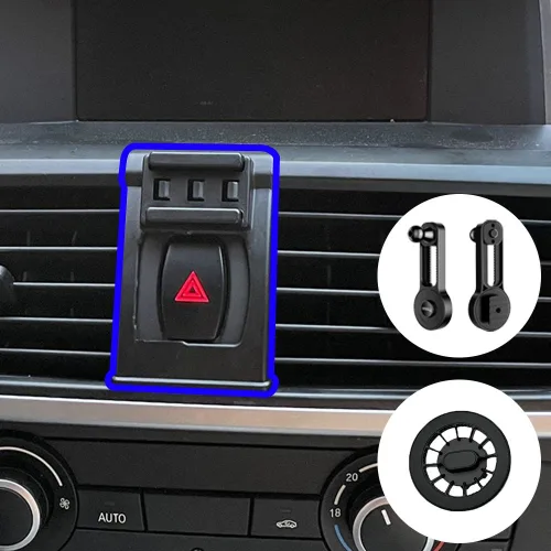 윙가디움 BMW X3 F25 X4 F26 차량용 핸드폰 거치대 마운트 세트, X3 F25 X4 F26 마운트 (B세트), 1세트