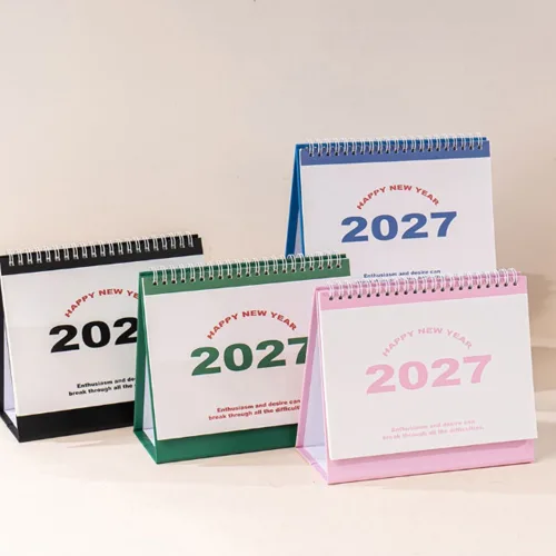 미래마켓 2027 탁상달력 데스크 캘린더, 2개, 그린