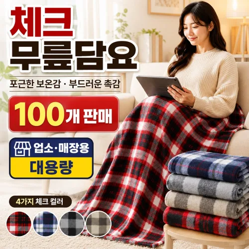 휴대용 폴라폴리스 미니 사무실 차량용 기내 학생 얇은 무릎 담요 택1