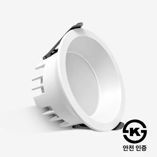 WHAREIDI 고급형 LED 3인치 움푹 다운라이트 매입등 딥컷 눈부심방지 알루미늄 다이캐스팅 10W, 1개, 전구색