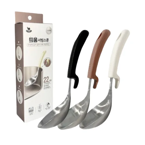 KR리빙 띄움 스텐인리스 304 걸이형 서빙스푼 미니 국자