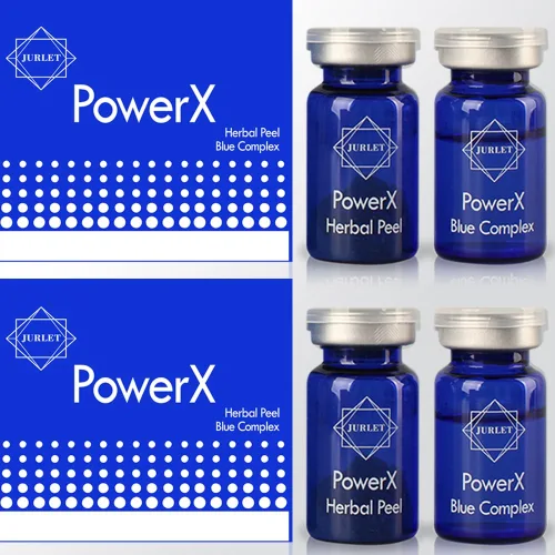 쥴레 파워엑스 해초필링 약초필링 스피큘 각질관리 허벌필1g + 블루 컴플렉스 6ml