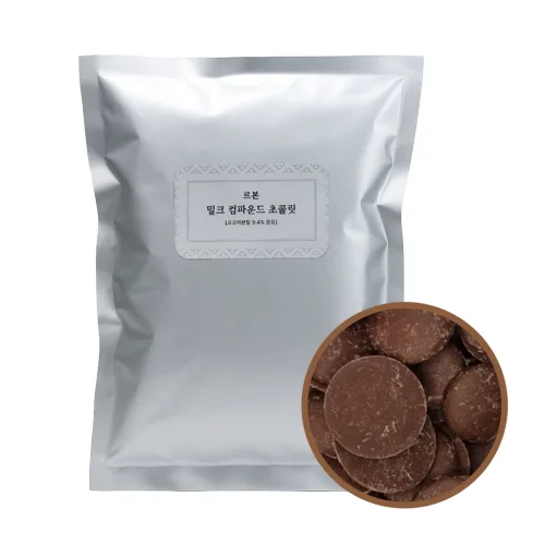 푸드길 르본 밀크 코팅 컴파운드 초콜릿, 500g, 1개