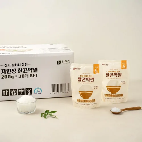 자연정 찰곤약쌀 200g 30개, 200g, 30개