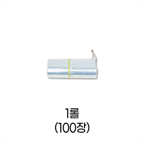 업소용 투명위생백 PE봉투-2호 (12x22.5) 1롤/100장, 1개