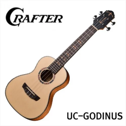 크래프터 UC-GODINUS / 탑 솔리드 / 콘서트 사이즈 우쿨렐레, 1개, 콘서트