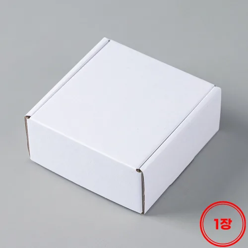 [국내제작] 미니 크래프트 선물상자 작은 C형 포장박스 11.5x11.5x5, 1장, 화이트