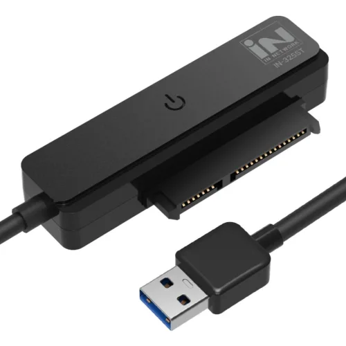 인네트워크 SSD / HDD 지원 SATA to UBS3.0 변환 컨버터 6cm, IN-325ST, 1개