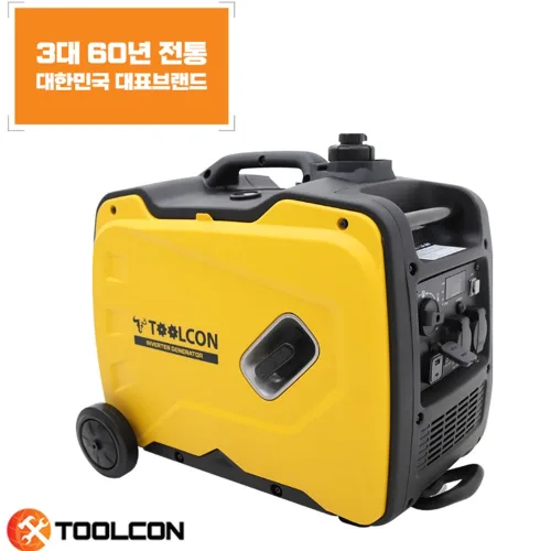 3.3kW 소형 캠핑 휴대용 무소음 이동식 저소음 발전기, 1개