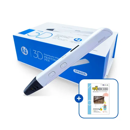 3D펜샵 RP800A 3D펜 고급형 + 교재 세트 도안 PLA필라멘트 포함