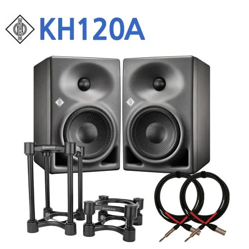 노이만 KH 120 AG x 데스크탑 스피커 스탠드 패키지, 단일상품