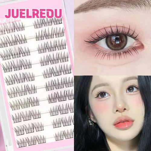 JUELREOU 노글루 속눈썹 걸그룹 속눈썹 속눈썹연장 재사용가능