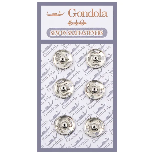 Joeunmall 똑딱이 단추 스냅단추 금속, 2개, 니켈-12mm(6개)