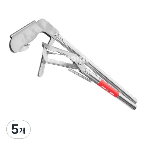 Hqzoomee 다용도 뱀집게 접이식 미꾸라지 꽃게 뱀잡는집게75cm