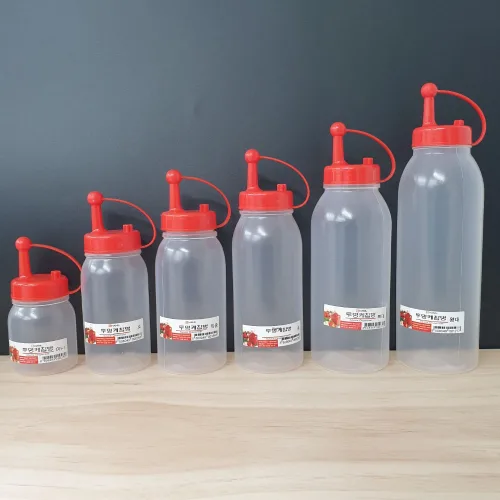 투명 케찹병 소스병 초장병, 1개, 200ml