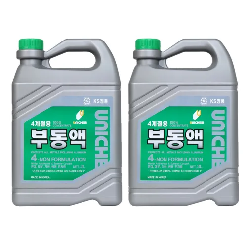 유니켐 사계절 부동액, 2개, 3L