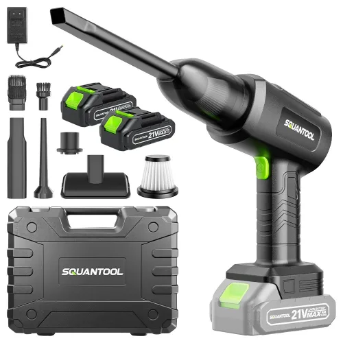 SQUANTOOL 강력 무선 핸디 차량용 청소기 터보 제트 블로워 무선 에어건 초고속 160 000RPM 휴대용 캠핑/자동차 세차/청소용, X170, A타입