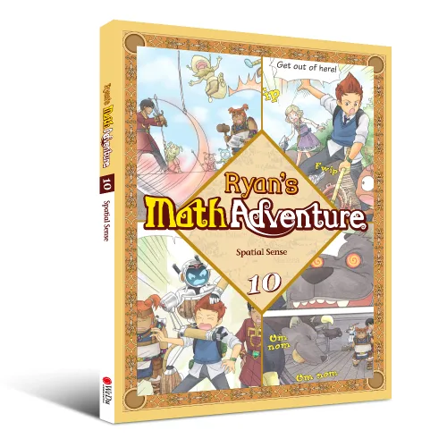 [영어 원서] Ryan's Math Adventure 학습만화 시리즈 (초등수학), 10 - 공간 감각