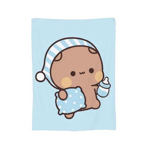 부부와 두두 담요 벨벳 판다와 브라우니 베어 커플용 침대 소파 침대용 러그