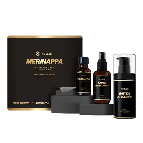 더클래스 메리나파 가죽코팅제 + 컨디셔너 + 클리너 패키지, 1세트, 50ML / 100ML / 120ML