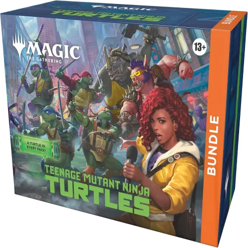 매직: 더 개더링 닌자 거북이틴에이지 뮤턴트 - 번들 플레이 부스터 9개 랜드 30개 포일 알트-A트 프로모 카드 + 액세서리 수집용 트레이딩 게임