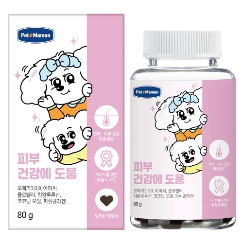 펫또마망 강아지 영양제, 80g, 피부/피모, 1개