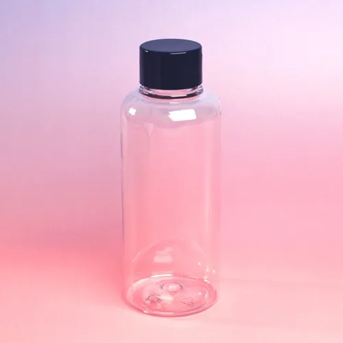 단마개 검정캡 플라스틱 투명 공병 150ml, 1개