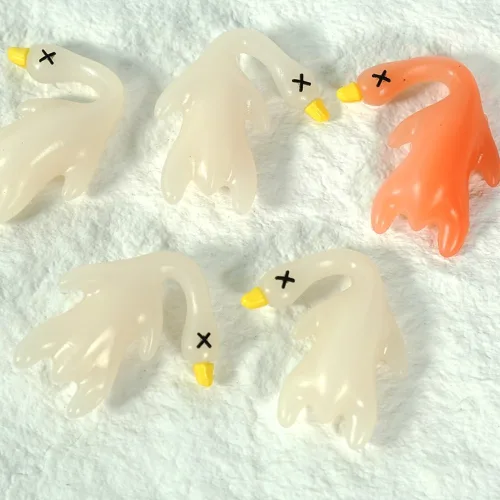 연화만물상 변하는 UV 자외선 반응 베이징덕 훈제오리 키링 선크림 테스트, 2개, 베이징덕