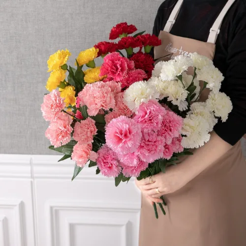 고급 성묘꽃 조화 국화 카네이션 수국