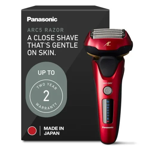 Panasonic ARC5 ES-LV67-K 남성용 전기면도기  5중날 팝업 트리머 습식/건식 겸용 블랙 인텔리전트 센서 & 16D 피벗 헤드