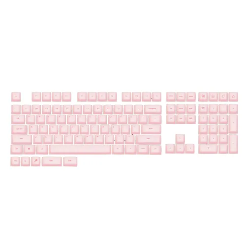 HIT 에포메이커 이지스실 실리콘 키캡 세트 핑크, EPOMAKER AegisSil PINK