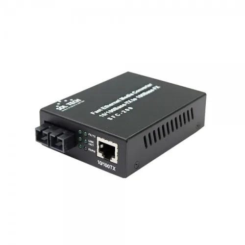 솔텍) SC 멀티모드 100Mbps 장거리 통신 광컨버터 SFC200-SCM SFC200-SCM, 단일상품, 1개