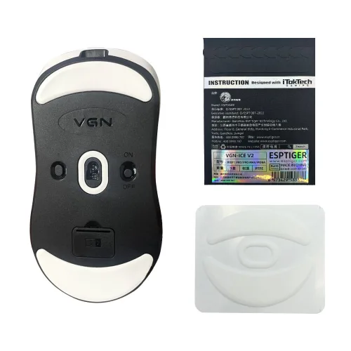 ESPTIGER 타이거 게이밍 아이스피트 VGN VXE 마우스 호환 R1 F1 시리즈 R1 SE PLUS R1 PRO MAX F1 MOBA F1 PRO MAX ICE V2, 1개, VGN F1 PRO MAX