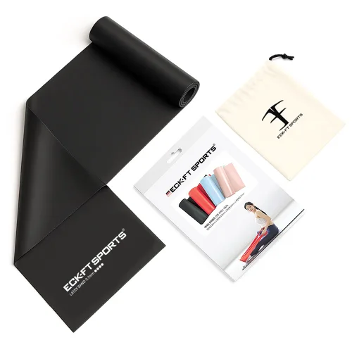 엑피트 라텍스 스트레칭밴드 + 보관가방, 4단계 블랙, 1개