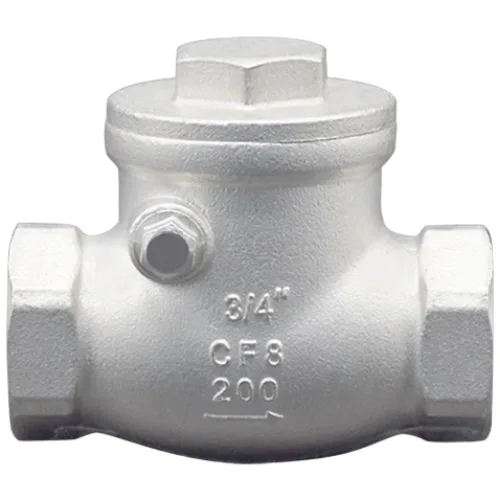 스텐 나사 스윙 체크 밸브 8A-80A,SWING CHECK VALVE,배관 자재,수도 배관 부속,설비 부품,SUS304, 1개
