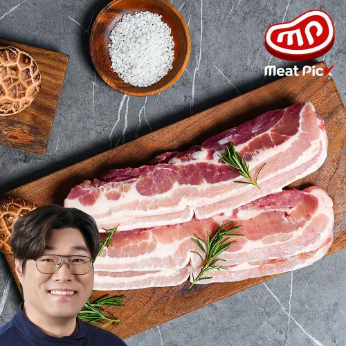 미트픽 한줄 삼겹살 구이용 (냉동)