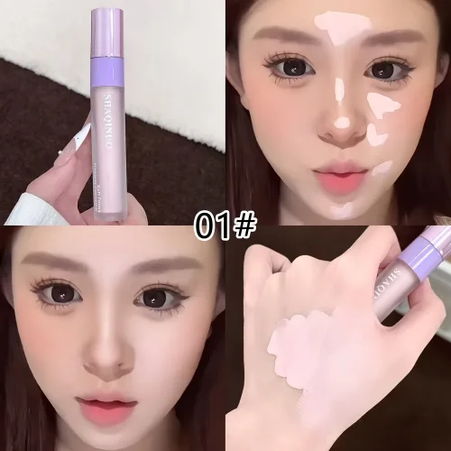 소프트 포커스 플로리스 컨실러, 밝고 섬세하게, 보습감과 자연스러운 마무리, 건조하지 않음, 방수 및 땀에 강함, 오래 지속되는 착용감, 세련된 메이크업 룩을 위한