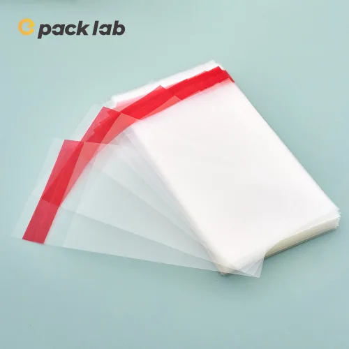 epacklab OPP 접착식 투명 포장봉투 비식품 일반포장용 의류 잡화 액세서리 소포장 비닐봉투, 100개