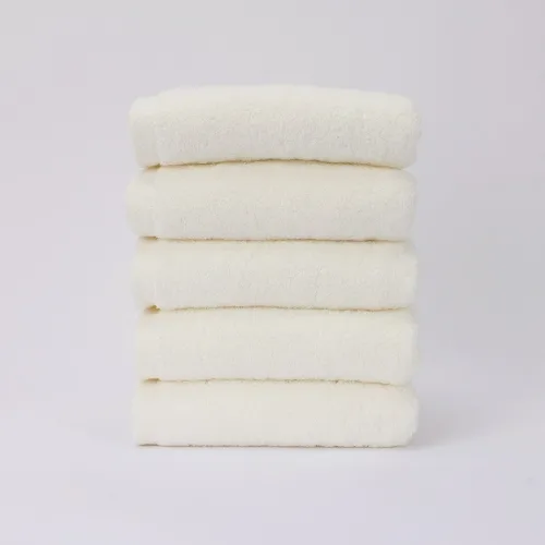 해피타올 100% 국내 생산 고급 호텔수건 콤팩트코마사 40수 200g OEKO-TEX 인증 먼지없는 두꺼운 부드러운 수건 5장, 10장, 10개, 화이트