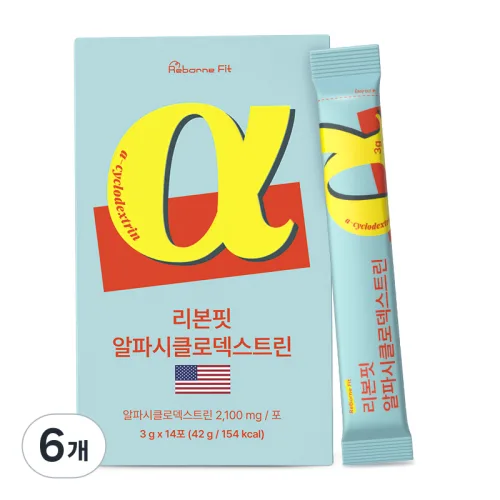 리본핏 알파 시클로덱스트린 14p, 42g, 6개