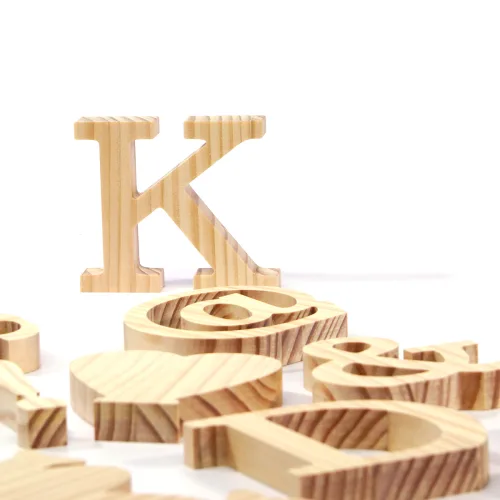파란토리 원목 우드 이니셜 인테리어소품 입체글씨 방꾸미기 촬영소품