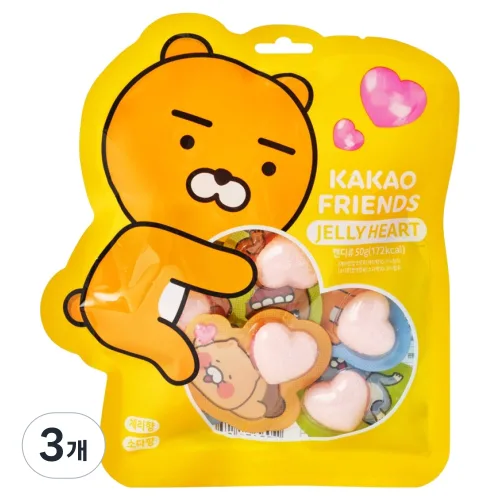 카카오프렌즈 젤리 하트