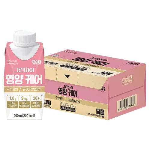 그린비아 영양 케어 영양식 구수한맛, 200ml, 18개