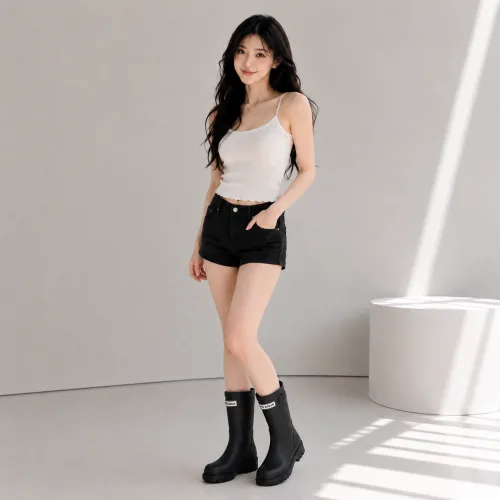 디아쿠아 수지니 베이직 미들 레인부츠