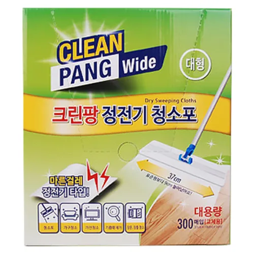 크린팡 표준형 대용량 정전기 청소포 300매입, 1개